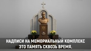 БЕЗ НАДПИСЕЙ ПАМЯТНИК БЕЗЫМЯННЫЙ! ДОЛГОВЕЧНАЯ НАДПИСЬ - ПАМЯТЬ НА ДЕСЯТИЛЕТИЯ!