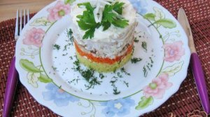 Салат Адмиральский с  редькой