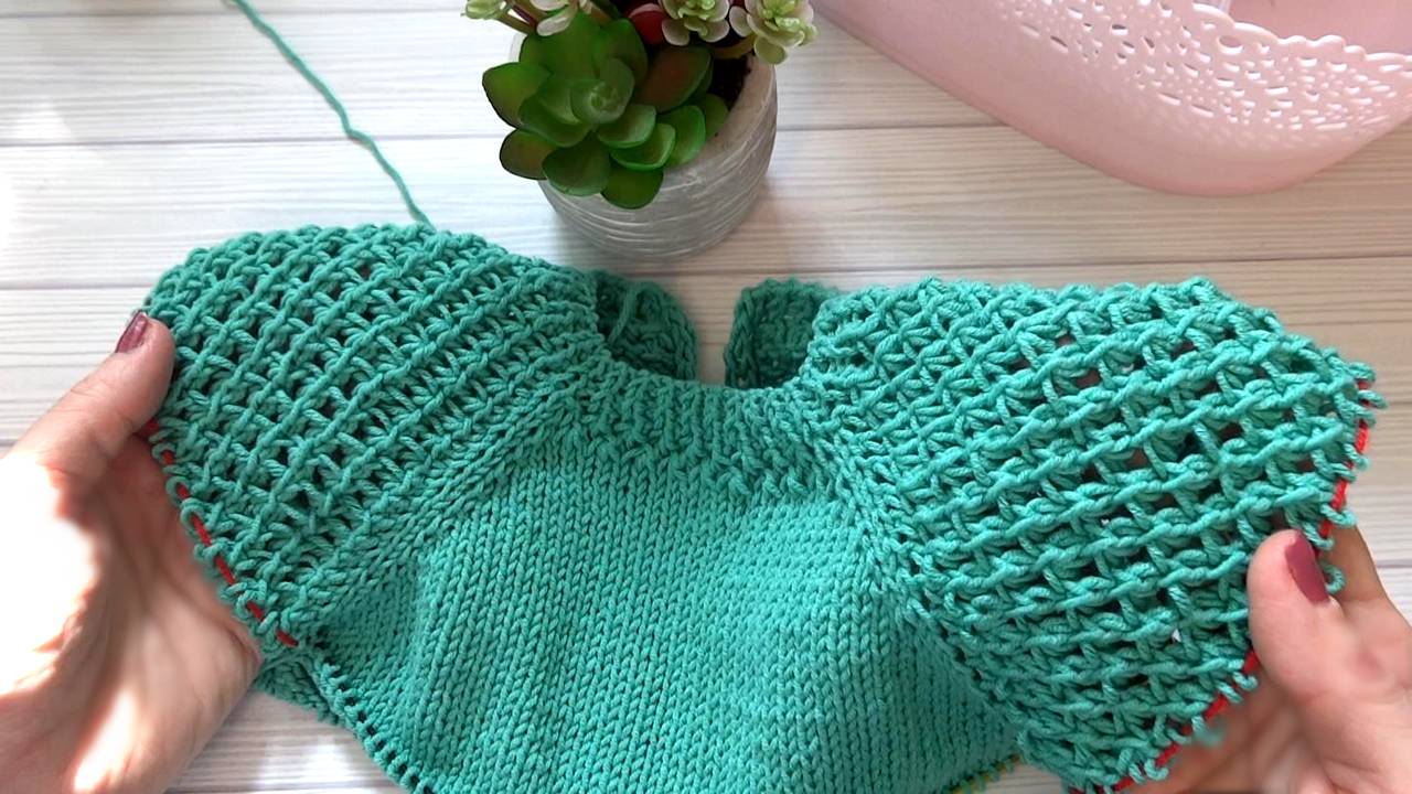 Два интересных процесса на спицах💥 Пояснение о вязальной деятельности. смотреть онлайн