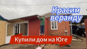 512ч🏡16.03.25-Посадили картошку//Откопала саженцы и розы//Красим резиновой краской