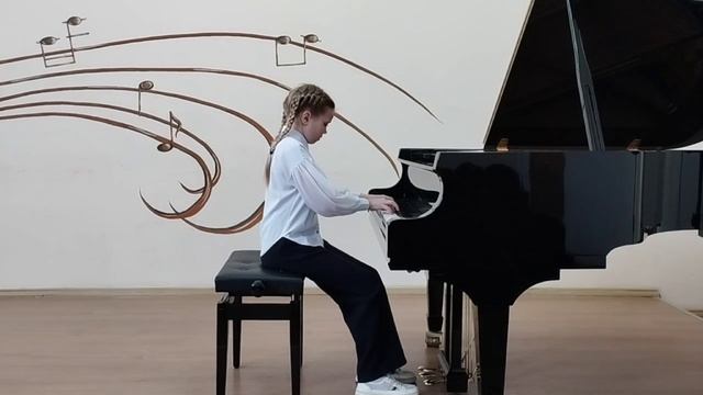 Конкурс "Звонкие клавиши", Негатина Ксения, 4 класс, В. Ходош "Зимняя дорога" смотреть онлайн