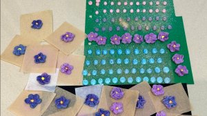 Заготовки для украшния пряников и куличей из сахарной глазури