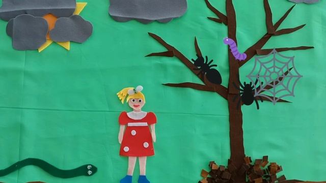 "Волшебная яблоня" мультфильм, созданный детьми