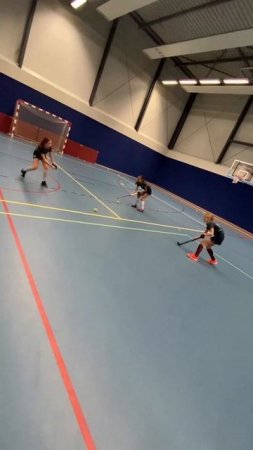 ✈️You playing 2 balls with all three. #vision #indoor #hockey #hockeylife #challenge #mbhockeyschoo
