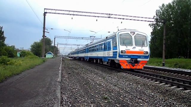 Электропоезд ЭД4МК-0092 "Кузнецкий Экспресс" смотреть онлайн