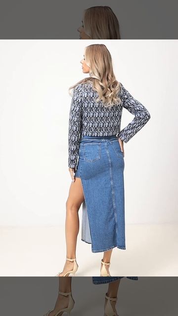 Жакет на молнии (04-02BLU.1) смотреть онлайн