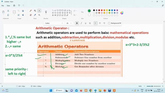 Part-3|Arithmetic Operators in C programming with Examples in Hindi |Coder's Coding