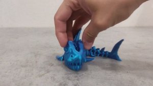 Подвижная акула Flexi Factory Skeleton Shark
