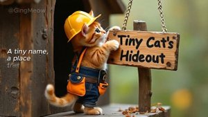 Tiny Cat’s Treehouse Building Adventure!
