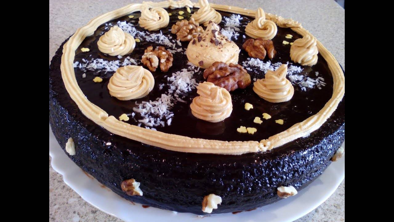 Торт "МУЛАТКА-ШОКОЛАДКА"! Торт "шоколад на кипятке". смотреть онлайн
