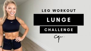 Caroline Girvan - 10 Min LEG WORKOUT at Home | Lunges Challenge | No Equipment