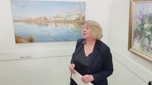 Экскурсия по выставке Олега Тимошина «Весенняя волна» . 2025 год.