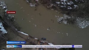 На реке Чумыш в Новокузнецком округе обнаружили затонувшую аэролодку