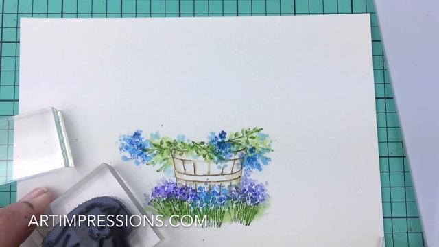 Ai Watercolor - Cat in a Basket смотреть онлайн