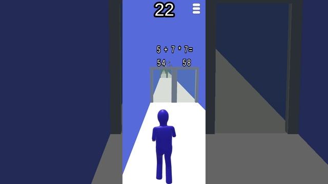 Геймплей игры MathRun