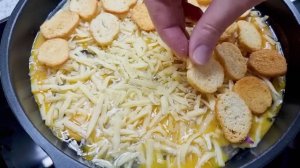 Яичница с луком и сыром - быстро, вкусно, сытно_ простые идеи для завтрака или обеда.