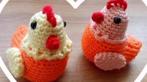 Курочка крючком.Вязаные игрушки.