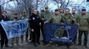 НАША СЪЕМОЧНАЯ ГРУППА НАВЕСТИЛА БОЙЦОВ ПЯТИГОРСКОГО КАЗАЧЕСТВА В ЛУГАНСКОЙ НАРОДНОЙ РЕСПУБЛИКЕ