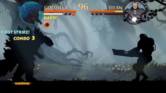 Godzilla VS Titan  Shadow Fight 2