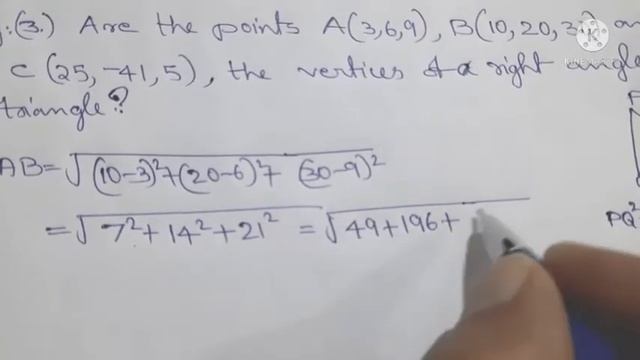 Distance Formula. Plus One Class 11 Mathematics Chapter 12 3D Geometry Focus Area  in Malayalam