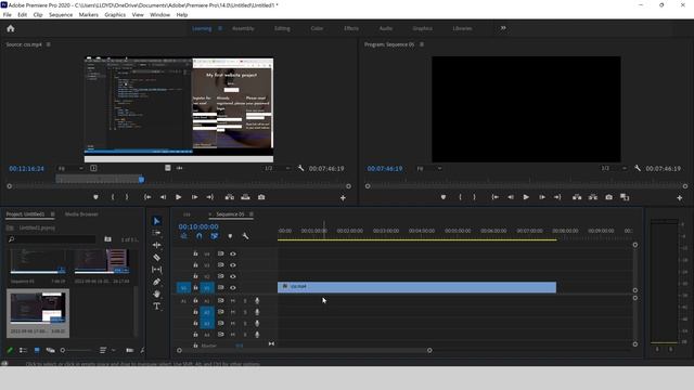 Adobe Premiere Pro 2020 not Importing Audio with video files from source to sequence: two solutions
