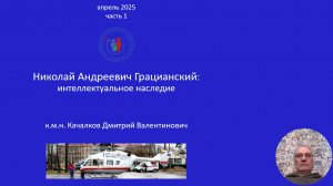Николай Андреевич Грацианский: интеллектуальное наследие