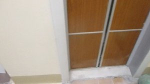 Пассажирский лифт КМЗ + уехал без попутчика под. №5 @ г. Москва, пл. Калужская, д. 1к1-5 (2085)