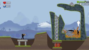 Играю в игру Boom Stick #28. Прохождение 22 уровня в Boom Stick! Наконец то, с 4 попытки!