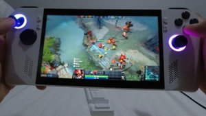 ASUS ROG ALLY ON DOTA 2 GAMEPLAY
