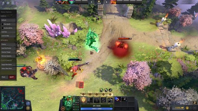 Dota 2 Immortality(probably a bug) | Linux native