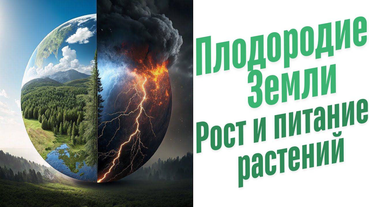 Рост и питание растений.
