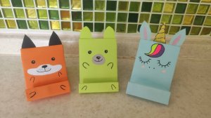 Как сделать подставку для телефона Оригами