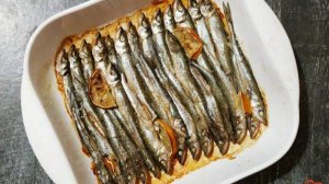 Корюшка в духовке с розмарином