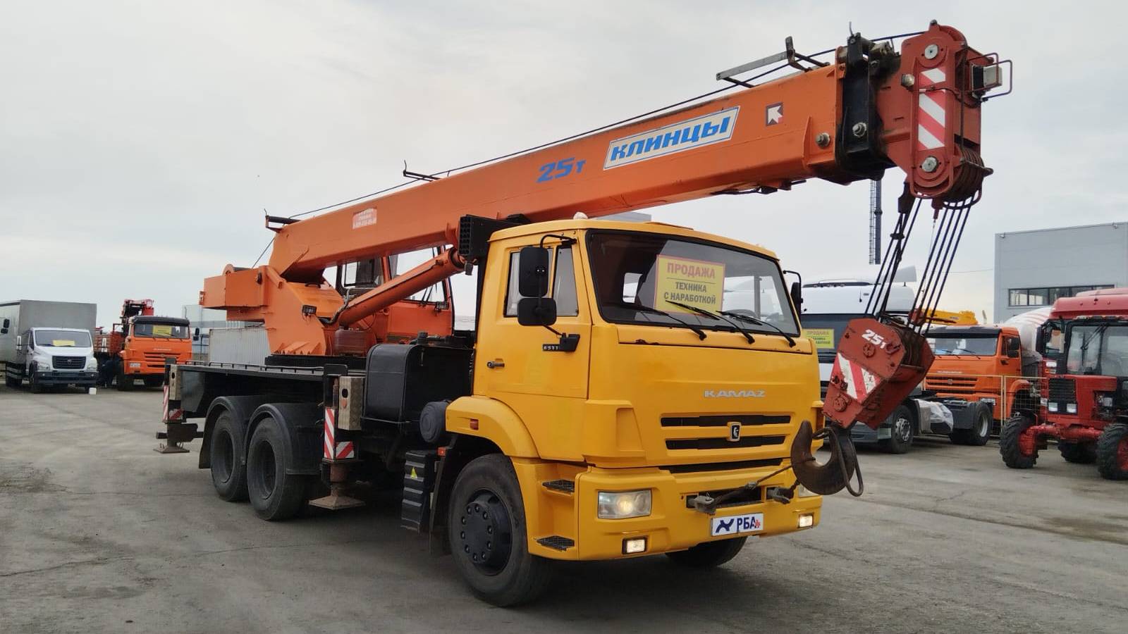 Продается Автокран Клинцы КС-55713-1К-1 шасси КАМАЗ 65115 6х4 бу