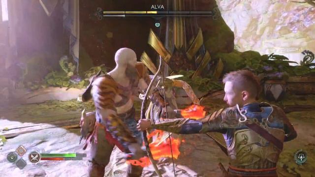 GOD OF WAR Ragnarok: Alva BOSS FIGHT (Give me no mercy | PS5 4K) смотреть онлайн