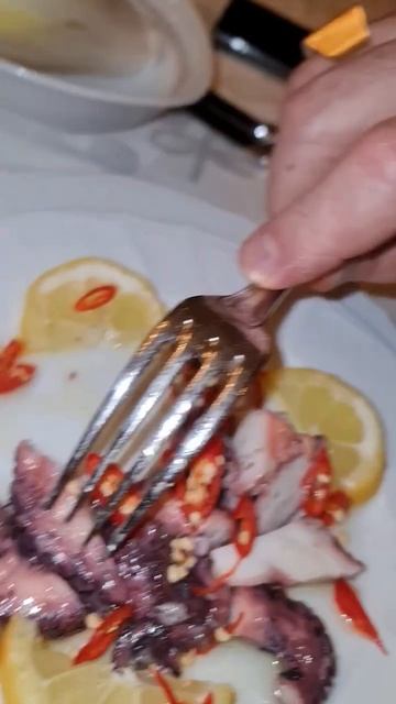 Octopus Salad #yummy #food #seafood #shorts