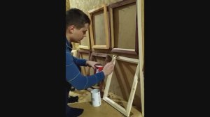Процесс изготовления рамок для картин в одной минуте. Часть 2