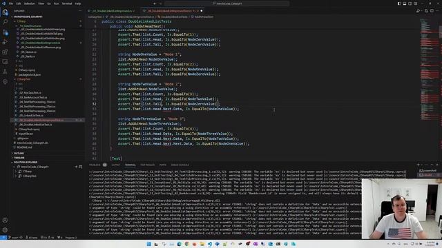 Aula 159: Data Structures - Double Linked List (Improved)