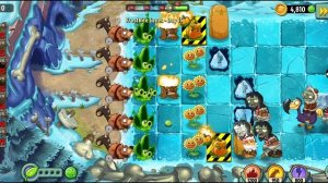 Уровень -15, Заледеневшие пещеры, Растения против Зомби-2