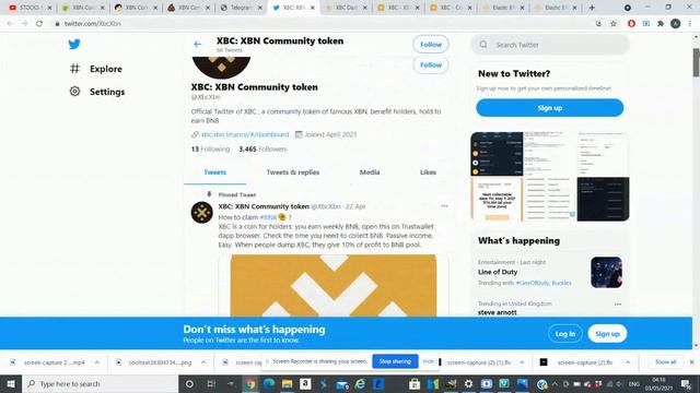 NEW CRYPTO COIN LAUNCH 2021 - XBN COMMUNITY TOKEN - HOW TO BUY XBN TOKEN - NEW WAY TO EARN $BNB