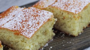 Быстрый кокосовый кекс на кефире. Влажный и нежный, мой фаворит.