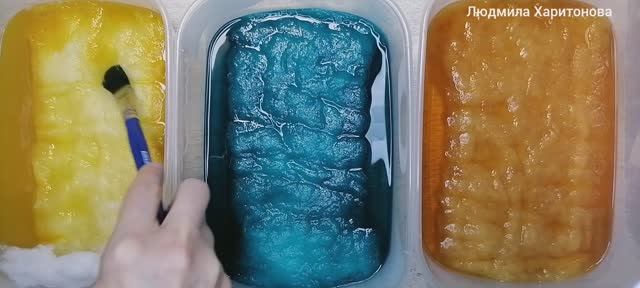 Как покрасить вату для ватных елочных игрушек. Часть 2 смотреть онлайн