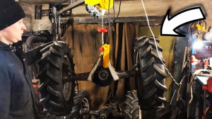 КАК ВАМ ИДЕЯ? Укороченные мосты от нивы с разгруженными полуосями для мини погрузчика