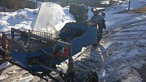 трицикл из урала с китайским двигателем