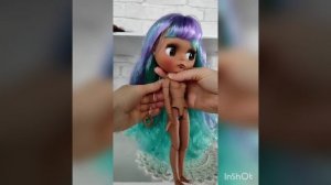 Кукла блайз. Как переключаются глаза