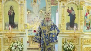 Божественная литургия в Вознесенском кафедральном соборе Новосибирска