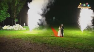 Чувственное свадебное фейерверк-шоу в Нарве