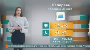 Погода в Старом Осколе на 10 апреля