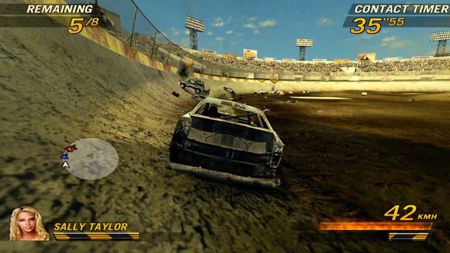 FlatOut 2 - Gameplay | Single Derby, Derby Bowl 2 | car: derby class, Switchblade смотреть онлайн