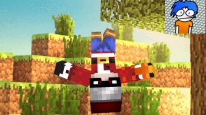 Стал дедом морозом на 24 часа в майнкрафте